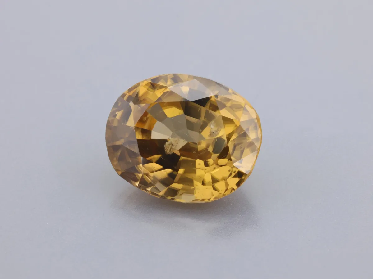 3.5ct Brown Zircon, Oval gemstone