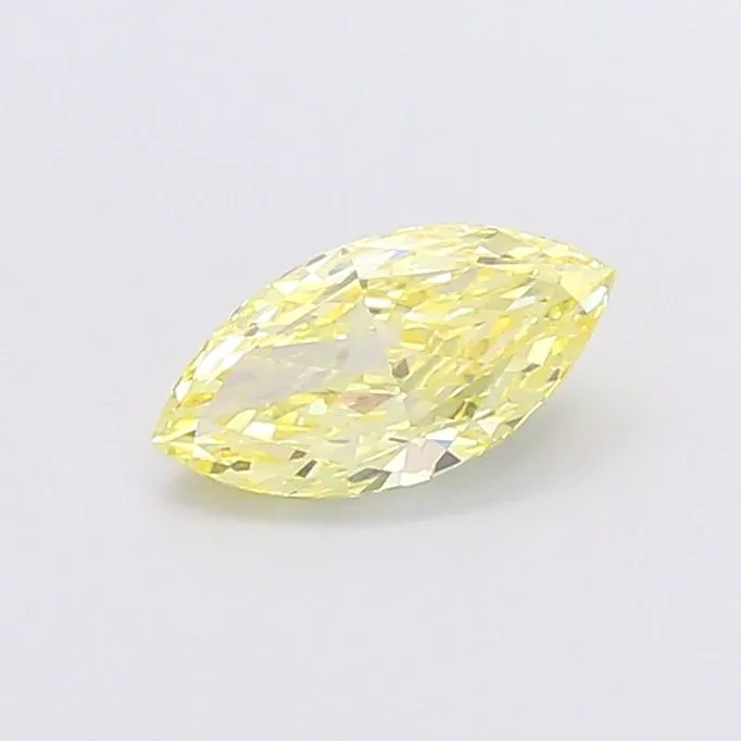 1.18ct MARQUISE Fancy Intense Yellow VS1 Coloured Lab diamond