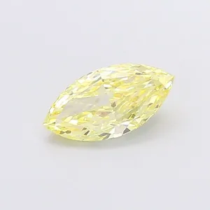 1.18ct MARQUISE Fancy Intense Yellow VS1 Coloured Lab diamond