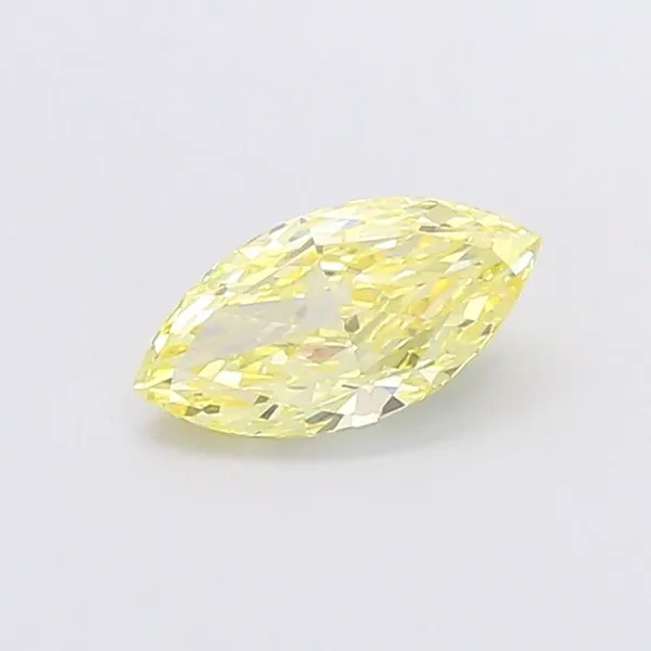 1.18ct MARQUISE Fancy Intense Yellow VS1 Coloured Lab diamond