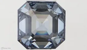 0.65ct EMERALD Fancy Intense Blue VS2 Coloured Lab diamond