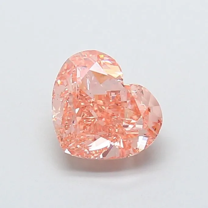 1.93ct HEART Fancy Intense Pink VS2 Coloured Lab diamond