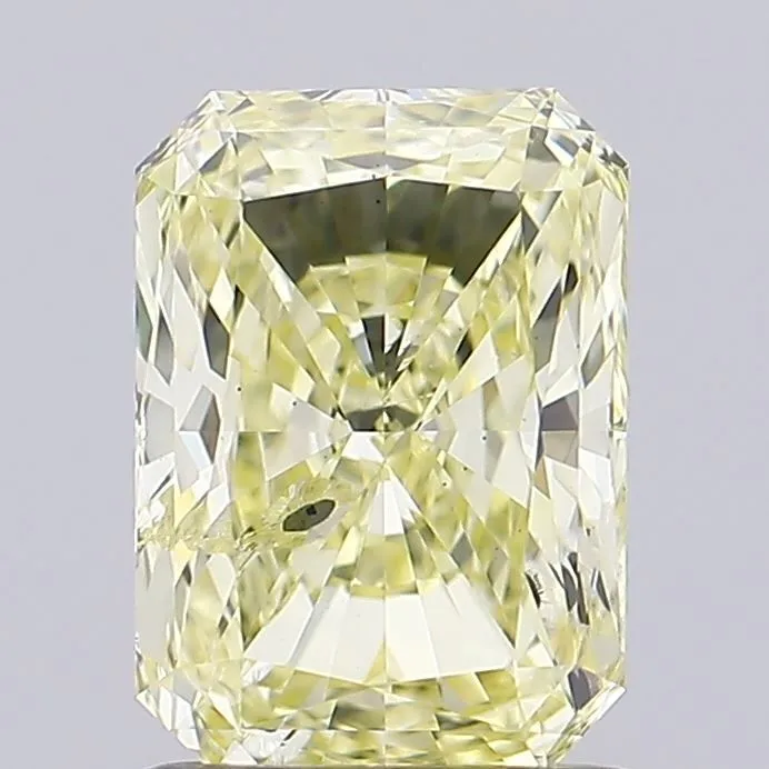 1.21ct RADIANT Fancy Yellow SI2 Coloured Lab diamond
