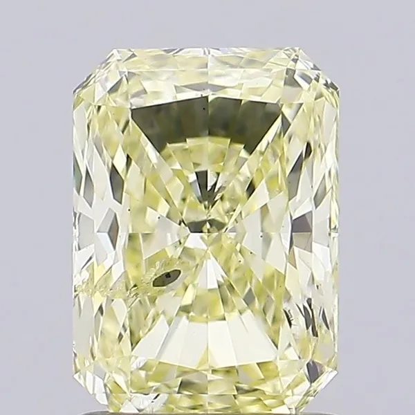 1.21ct RADIANT Fancy Yellow SI2 Coloured Lab diamond