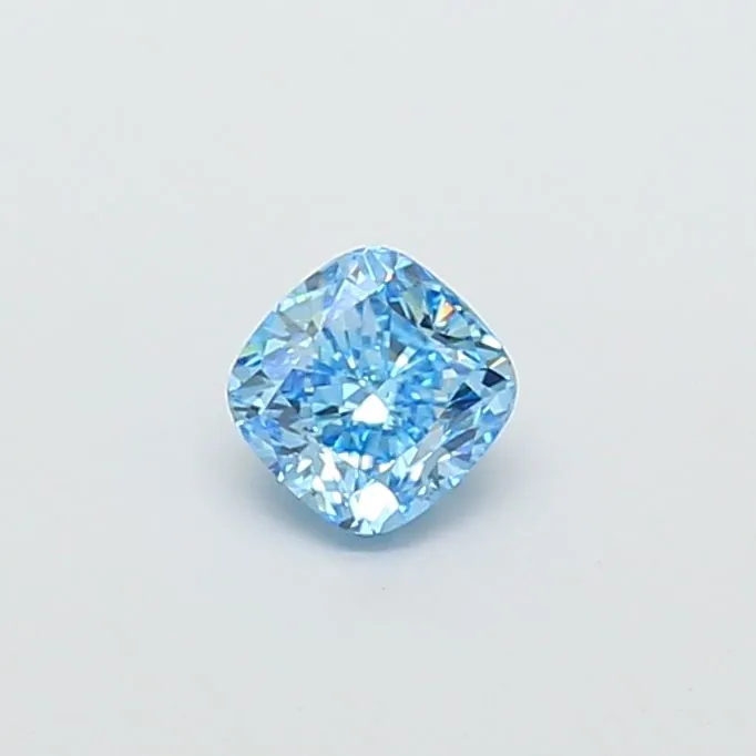 1.01ct CUSHION Fancy Vivid Blue VS2 Coloured Lab diamond
