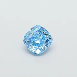 1.01ct CUSHION Fancy Vivid Blue VS2 Coloured Lab diamond