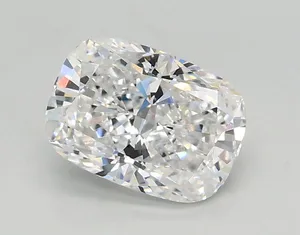 0.95ct CUSHION D VVS2 Lab diamond