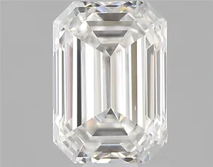 0.5ct EMERALD F SI1 Natural diamond