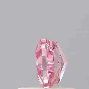 0.64ct CUSHION Fancy Vivid Pink SI1 Coloured Lab diamond