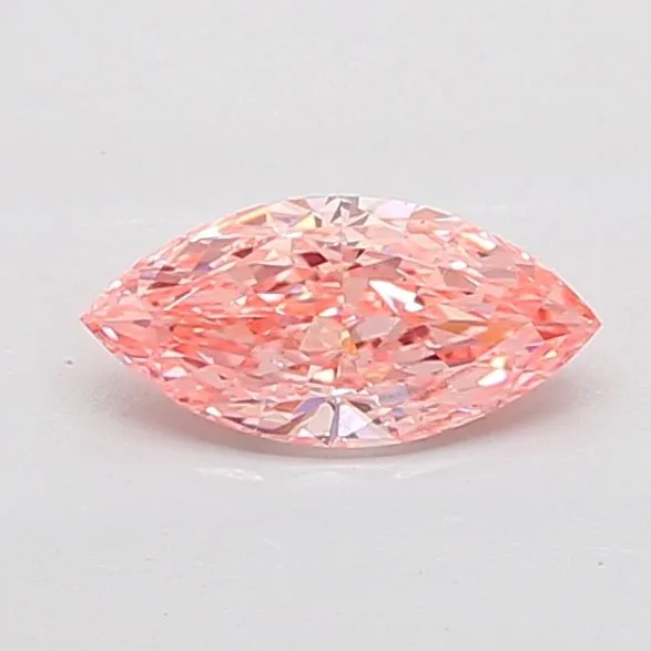 1.02ct MARQUISE Fancy Vivid Pink VS1 Coloured Lab diamond