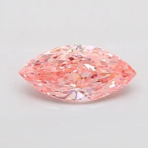 1.02ct MARQUISE Fancy Vivid Pink VS1 Coloured Lab diamond