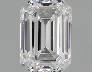 0.73ct EMERALD E SI2 Natural diamond