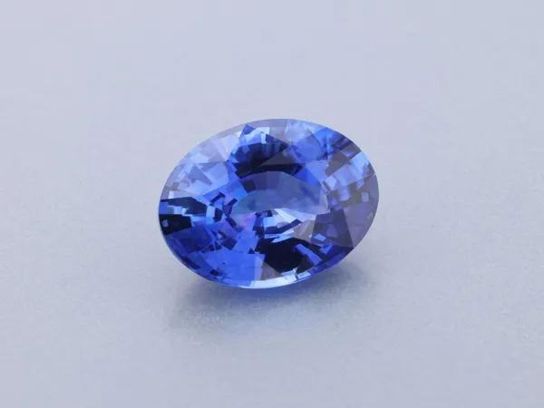 1.31ct Blue Sapphire, Oval cut gemstone