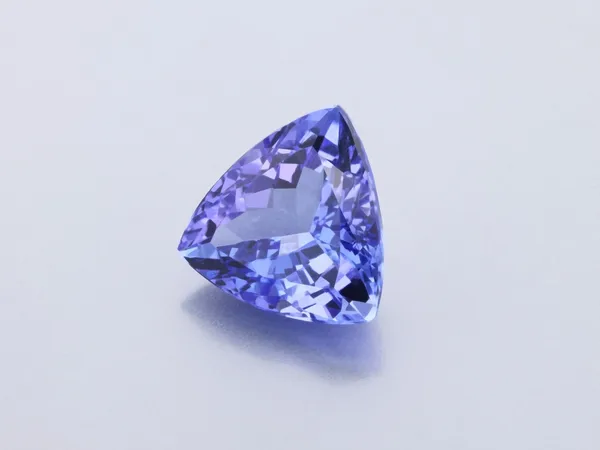 1.9ct Purple Tanzanite, Trilliant cut gemstone