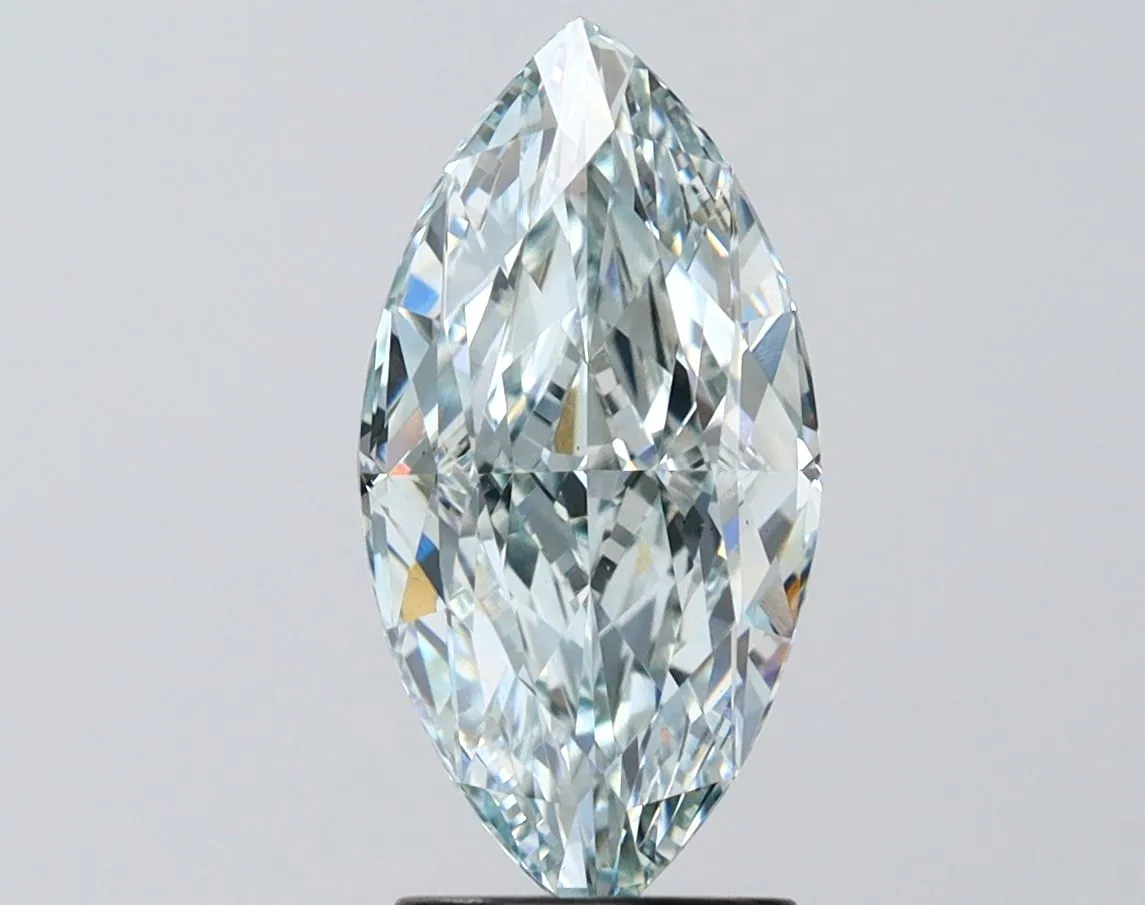 2.55ct MARQUISE Fancy Blue VS1 Coloured Lab diamond