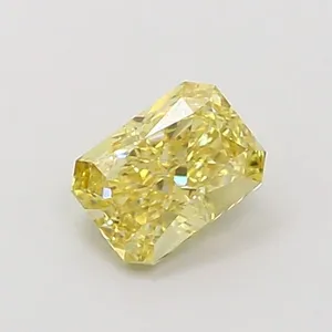 1.12ct RADIANT Fancy Yellow VS2 Coloured Lab diamond