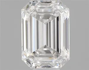 0.36ct EMERALD E IF Natural diamond