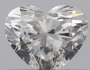 0.4ct HEART F VVS2 Natural diamond