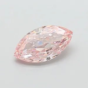 1.7ct MARQUISE Fancy Intense Pink VS1 Coloured Lab diamond