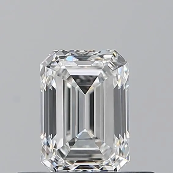 0.5ct EMERALD F VVS2 Natural diamond