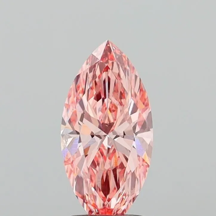 2.00ct MARQUISE Fancy Vivid Pink VS1 Coloured Lab diamond