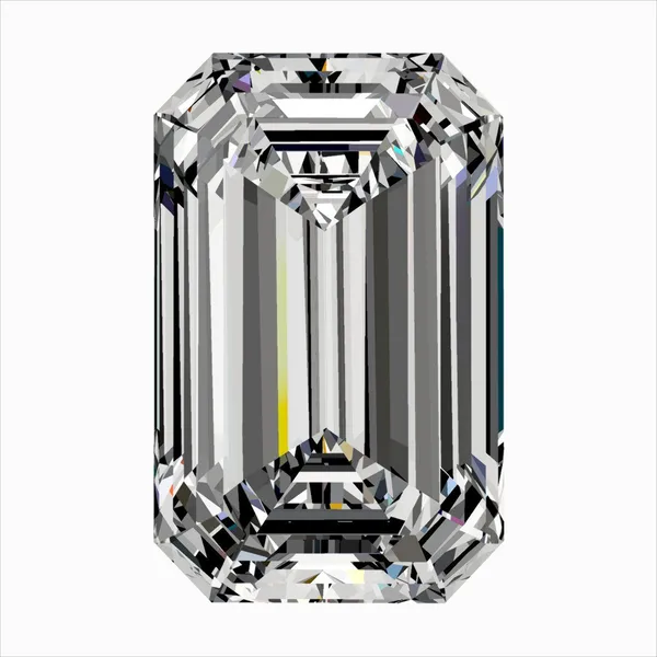 0.3ct EMERALD D IF Natural diamond