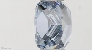 0.35ct CUSHION Fancy Intense Blue VVS2 Coloured Lab diamond