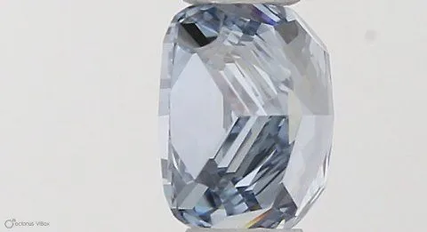 0.35ct CUSHION Fancy Intense Blue VVS2 Coloured Lab diamond