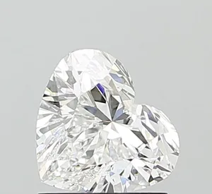 1.08ct HEART D VVS1 Lab diamond
