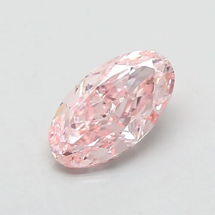 1.07ct OVAL Fancy Pink VVS2 Coloured Lab diamond