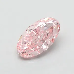 1.07ct OVAL Fancy Pink VVS2 Coloured Lab diamond