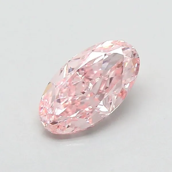 1.07ct OVAL Fancy Pink VVS2 Coloured Lab diamond