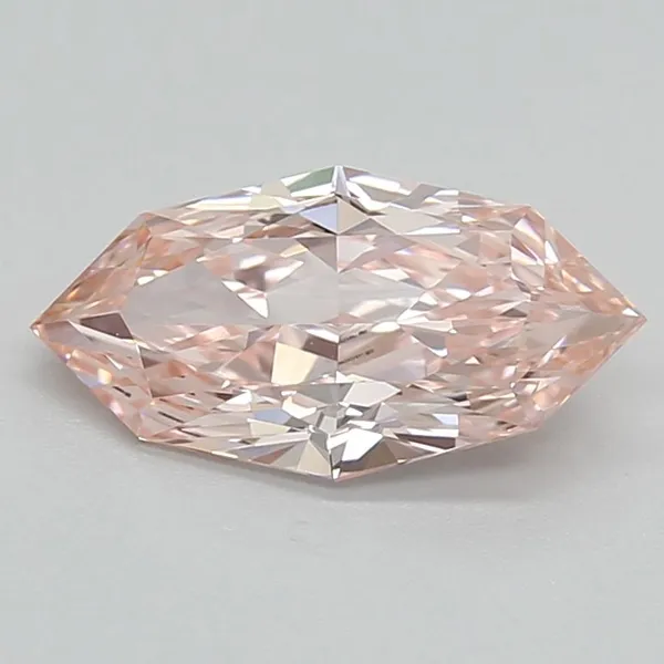 1.09ct MARQUISE Fancy Intense Pink VVS2 Coloured Lab diamond