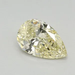 0.44ct PEAR Fancy Yellow VS1 Coloured Lab diamond