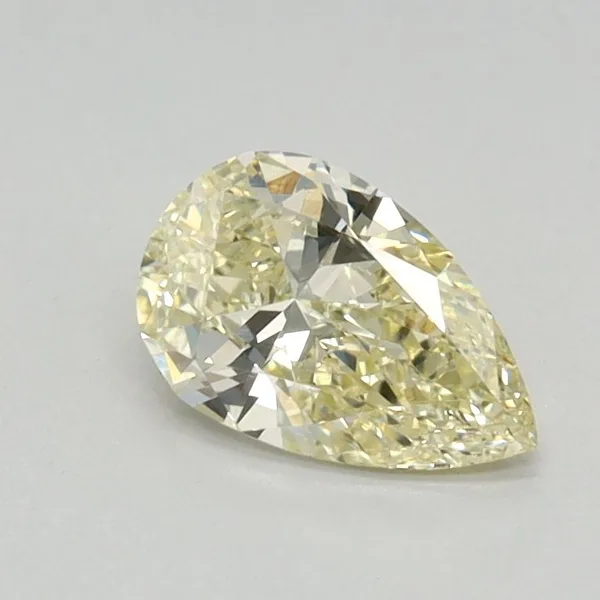0.44ct PEAR Fancy Yellow VS1 Coloured Lab diamond