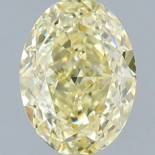 1.04ct OVAL Fancy Intense Yellow VS1 Coloured Lab diamond