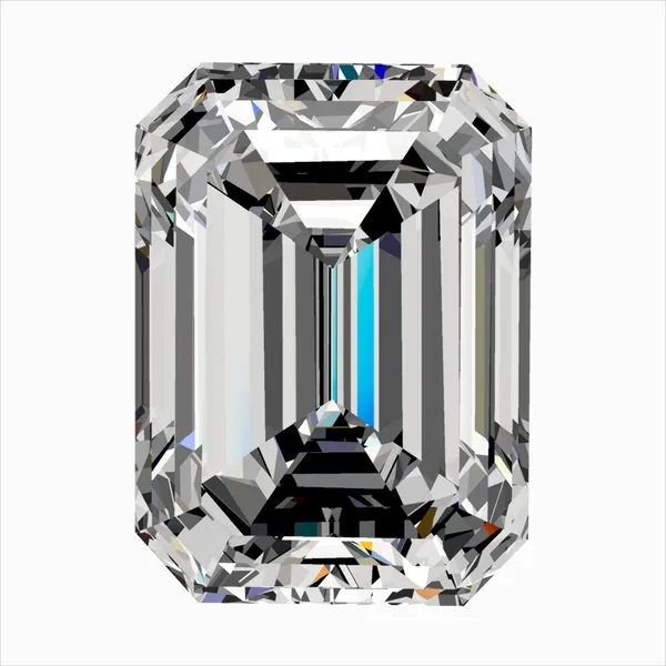 0.3ct EMERALD F VS1 Natural diamond