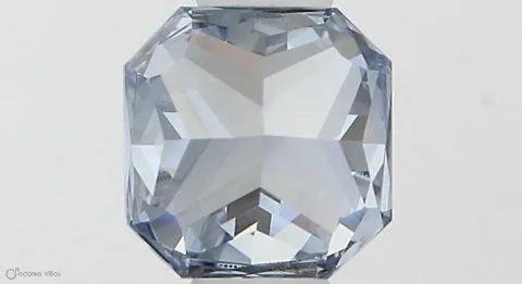 0.43ct RADIANT Fancy Vivid Blue VS1 Coloured Lab diamond