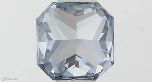 0.43ct RADIANT Fancy Vivid Blue VS1 Coloured Lab diamond