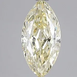 2.02ct MARQUISE Fancy Yellow VS2 Coloured Lab diamond