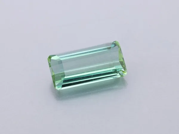 0.86ct Green Tourmaline, Emerald Cut gemstone