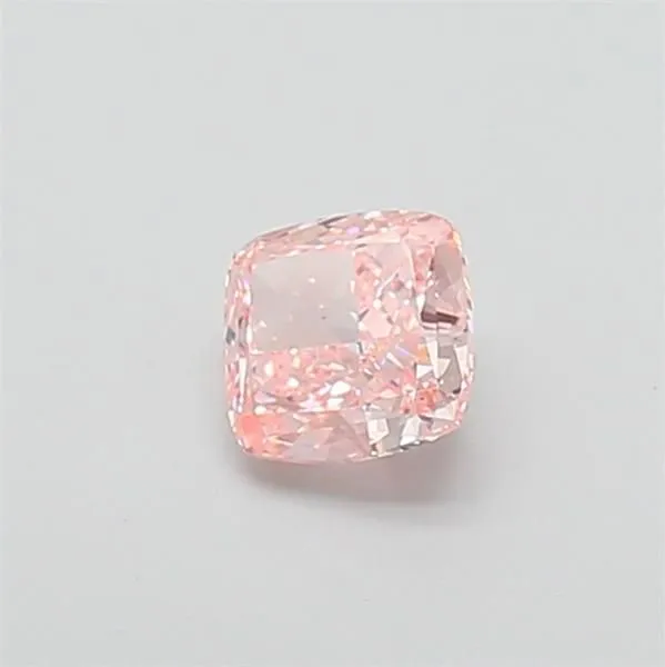1.08ct CUSHION Fancy Vivid Pink VS2 Coloured Lab diamond