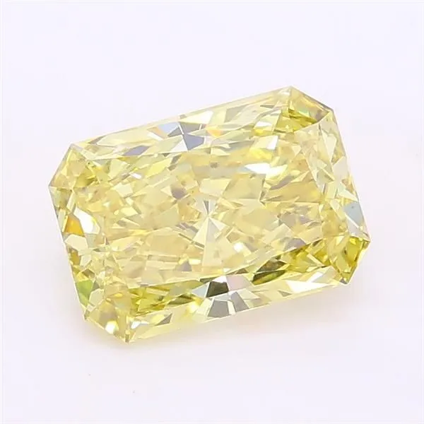 1.08ct RADIANT Fancy Intense Yellow VS1 Coloured Lab diamond