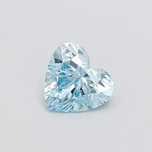 1.15ct HEART Fancy Vivid Blue VS1 Coloured Lab diamond