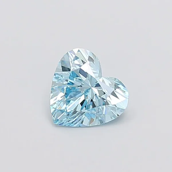 1.15ct HEART Fancy Vivid Blue VS1 Coloured Lab diamond
