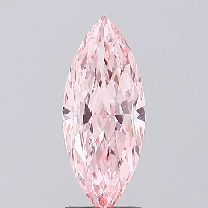 2.00ct MARQUISE Fancy Vivid Pink VS1 Coloured Lab diamond