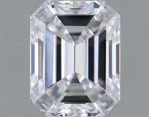 0.4ct EMERALD D VVS2 Natural diamond