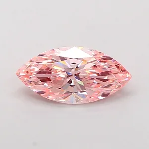 2.02ct MARQUISE Fancy Vivid Pink VS1 Coloured Lab diamond