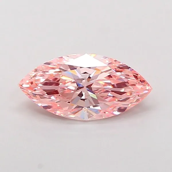 2.02ct MARQUISE Fancy Vivid Pink VS1 Coloured Lab diamond