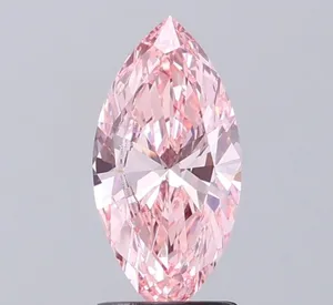 1.36ct MARQUISE Fancy Intense Pink VS1 Coloured Lab diamond